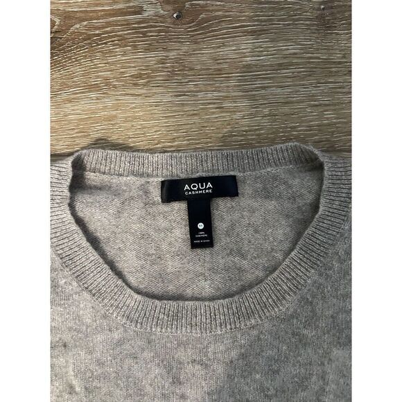 Aqua Cashmere Womens Beige Pullover Sweatshirt Size Medium - Picture 3 of 3